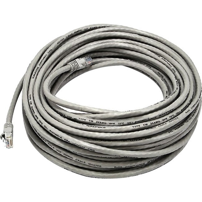 Monoprice Cat5e 24AWG UTP Ethernet Network Patch Cable, 50ft Gray - 2157