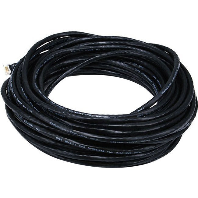 Monoprice Cat5e 24AWG UTP Ethernet Network Patch Cable, 50ft Black - 2158