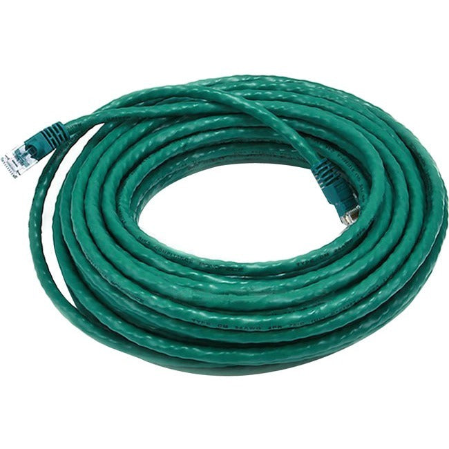 Monoprice Cat5e 24AWG UTP Ethernet Network Patch Cable, 50ft Green - 2159