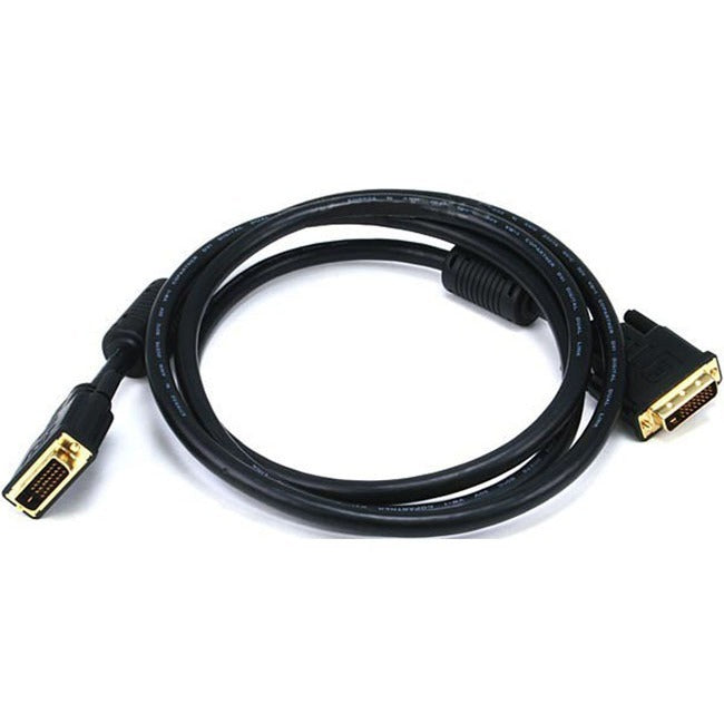 Monoprice 6ft 28AWG CL2 Dual Link DVI-D Cable - Black - 2408