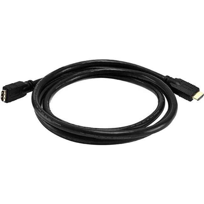 Monoprice Commercial Series High Speed HDMI Extension Cable, 6ft Black - 3342