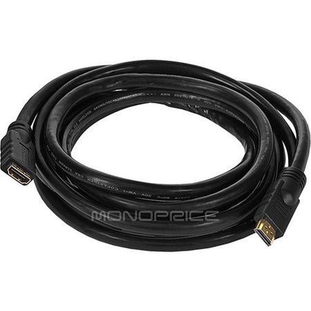 Monoprice Commercial Series High Speed HDMI Extension Cable, 10ft Black - 3343