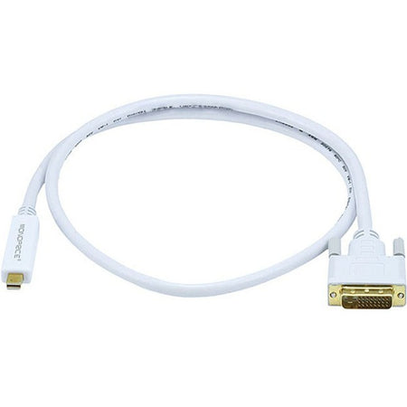 Monoprice 3ft 32AWG Mini DisplayPort to DVI Cable - White - 5998