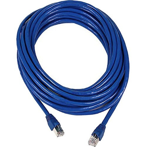 Monoprice Cat6A 26AWG STP Ethernet Network Patch Cable, 30ft Blue - 8603