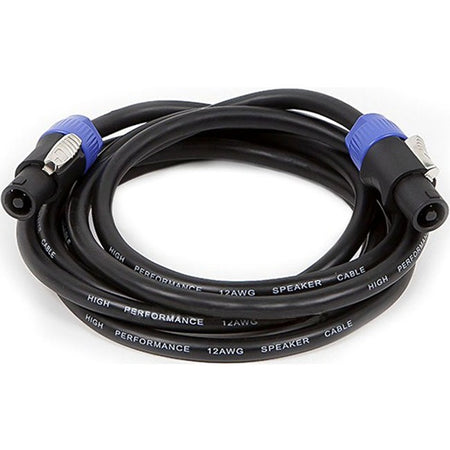 Monoprice 10ft 2-conductor NL4 Female to NL4 Female 12AWG Speaker Twist Connector Cable - 8769