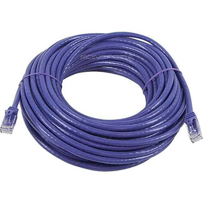 Monoprice FLEXboot Series Cat6 24AWG UTP Ethernet Network Patch Cable, 50ft Purple - 9858
