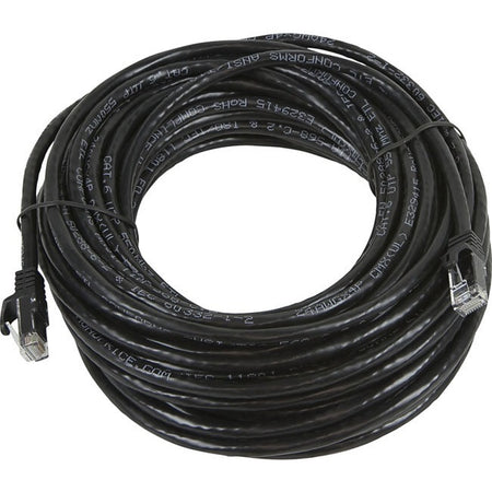 Monoprice FLEXboot Series Cat5e 24AWG UTP Ethernet Network Patch Cable, 50ft Black - 11340