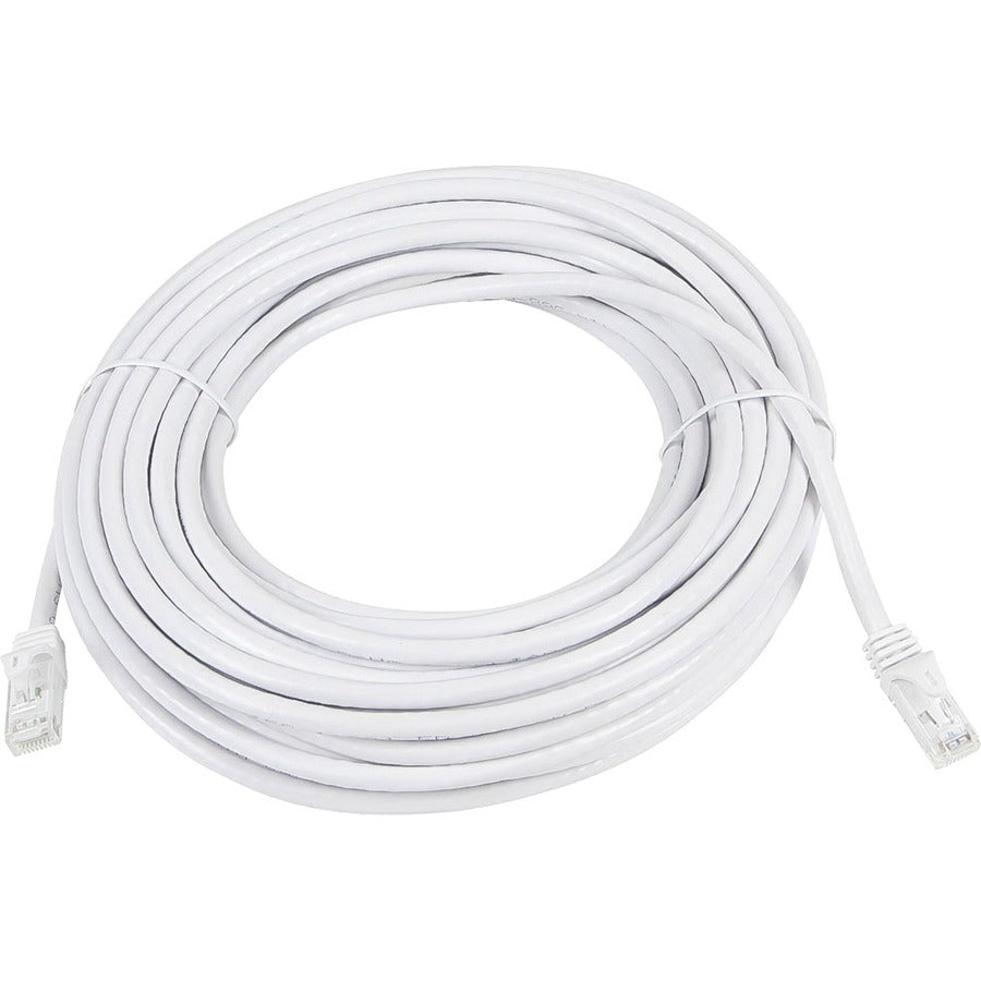Monoprice FLEXboot Series Cat5e 24AWG UTP Ethernet Network Patch Cable, 50ft White - 11348