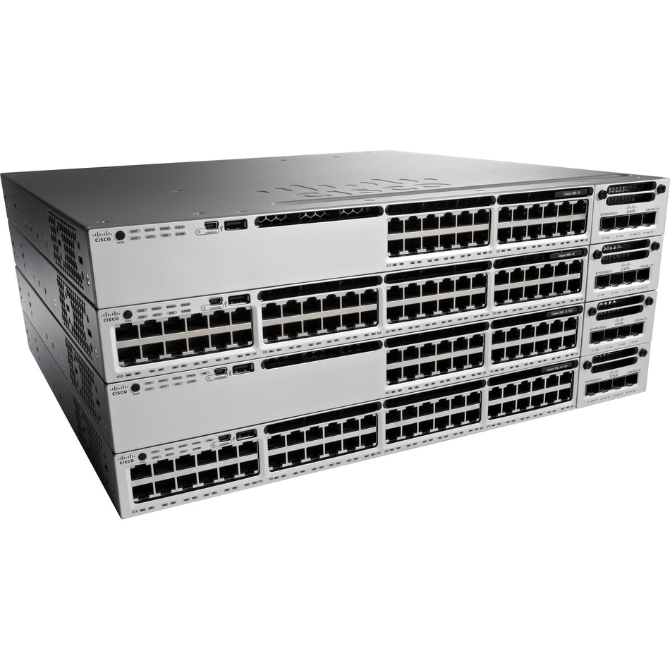 Cisco Catalyst WS-C3850-12XS Layer 3 Switch - WS-C3850-12XS-E-RF