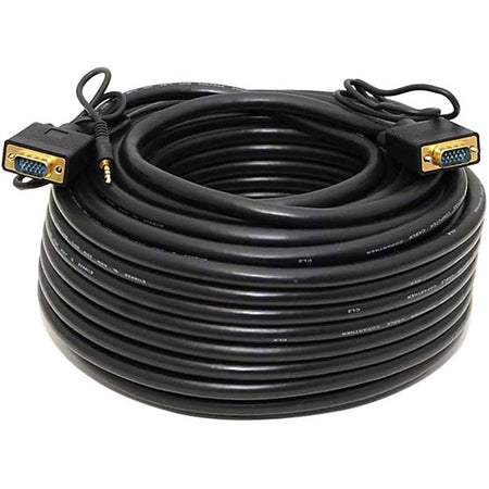 Monoprice 100ft Super VGA HD15 M/M Cable w/ Stereo Audio and Triple Shielding - 5364