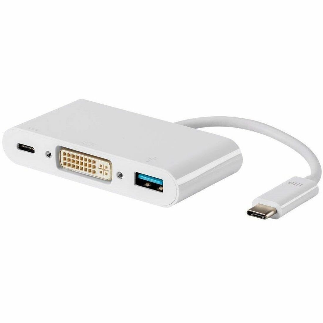 Monoprice Select Series USB-C to DVI USB-C USB-A Multiport Adapter - 15759