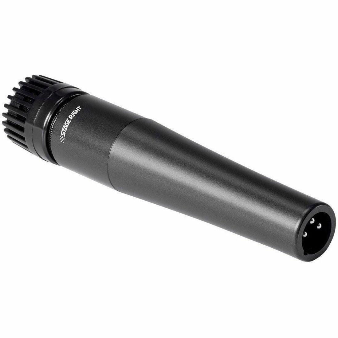 Monoprice Stage Right Dynamic Microphone for Vocals, Professional Audio, Stage, Guitar Amplifier, Drum, Horn - 600057