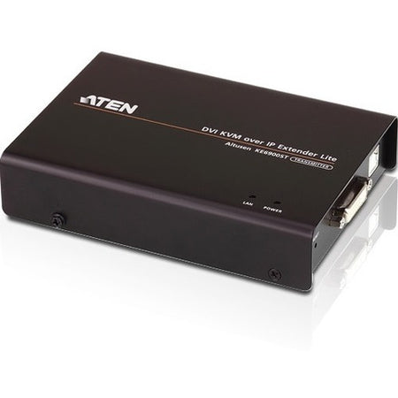 ATEN USB DVI-D Single Display Slim KVM Over IP Transmitter-TAA Compliant - KE6900ST