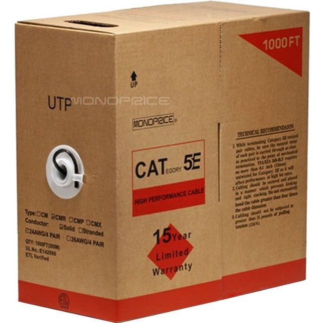 Monoprice Cat. 5e UTP Network Cable - 878