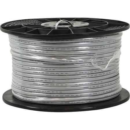 Monoprice Cat 3 - 3 Pair -UL - Stranded Pure Bare Copper - Silver Jacket - 1000ft Bulk - 956