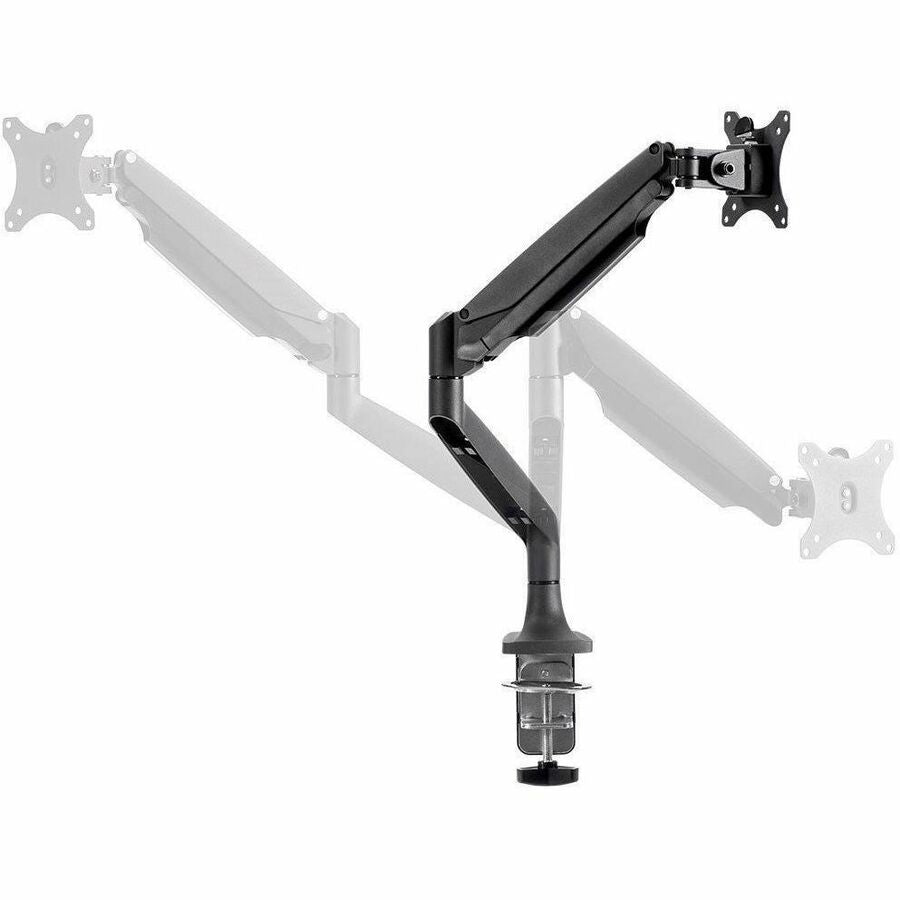 Monoprice Workstream 15526 Mounting Arm for Monitor, TV - Black - Landscape/Portrait - 15526