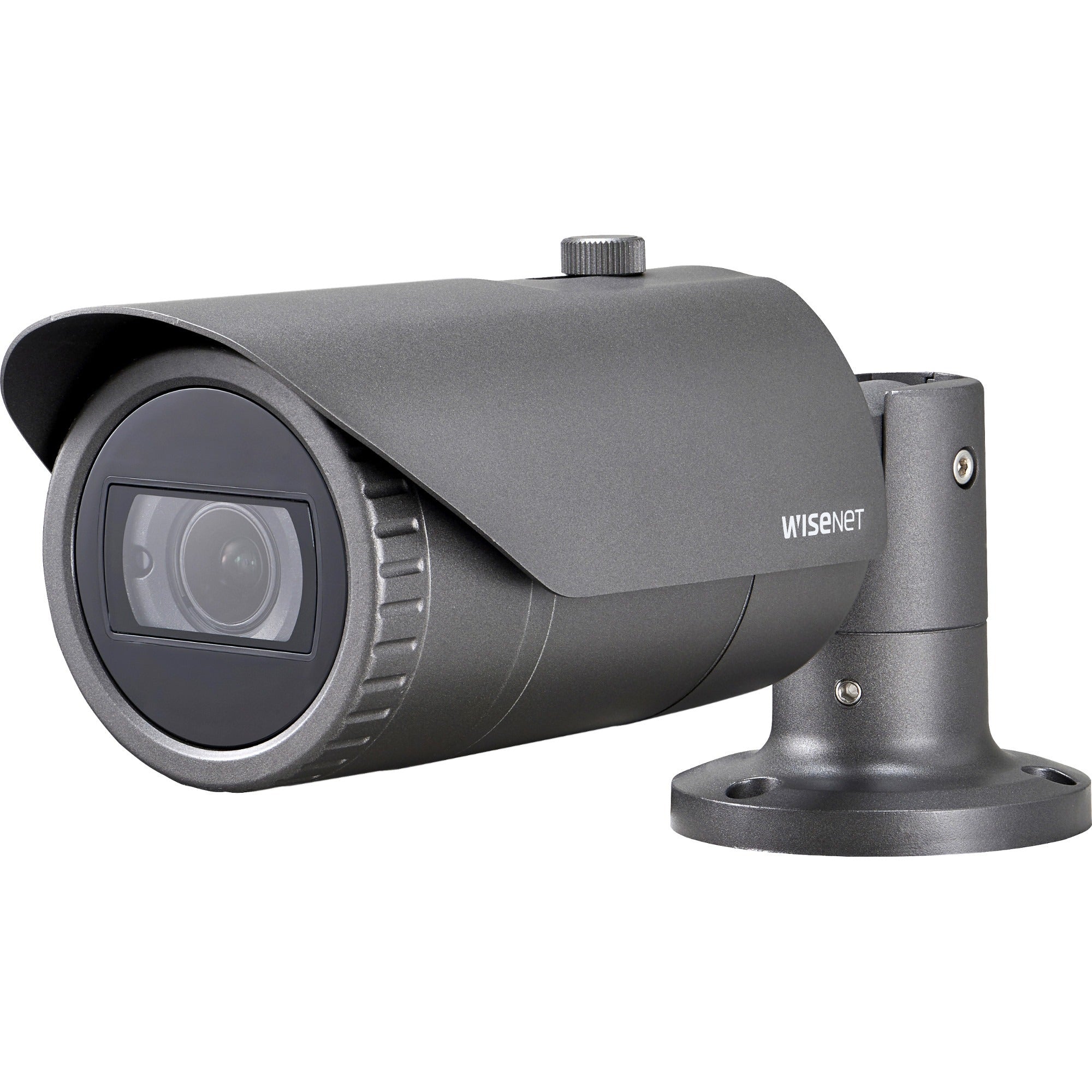 Wisenet HCO-6080R 2 Megapixel Full HD Surveillance Camera - Color - Bullet - Dark Gray - HCO-6080R