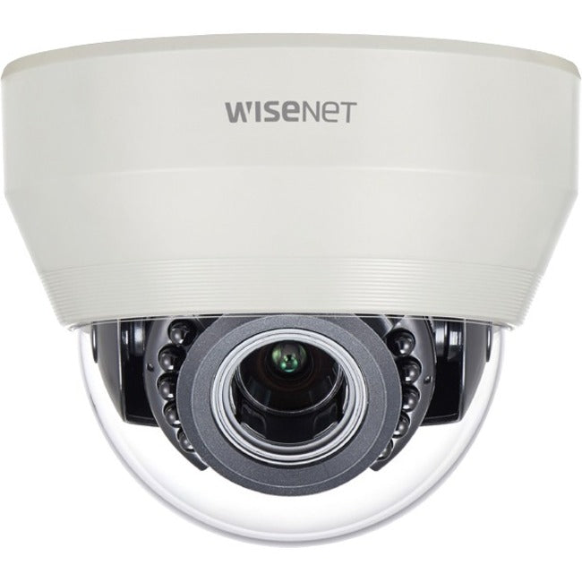 Wisenet HCD-6070R 2 Megapixel Indoor/Outdoor Full HD Surveillance Camera - Color - Dome - Ivory - HCD-6070R