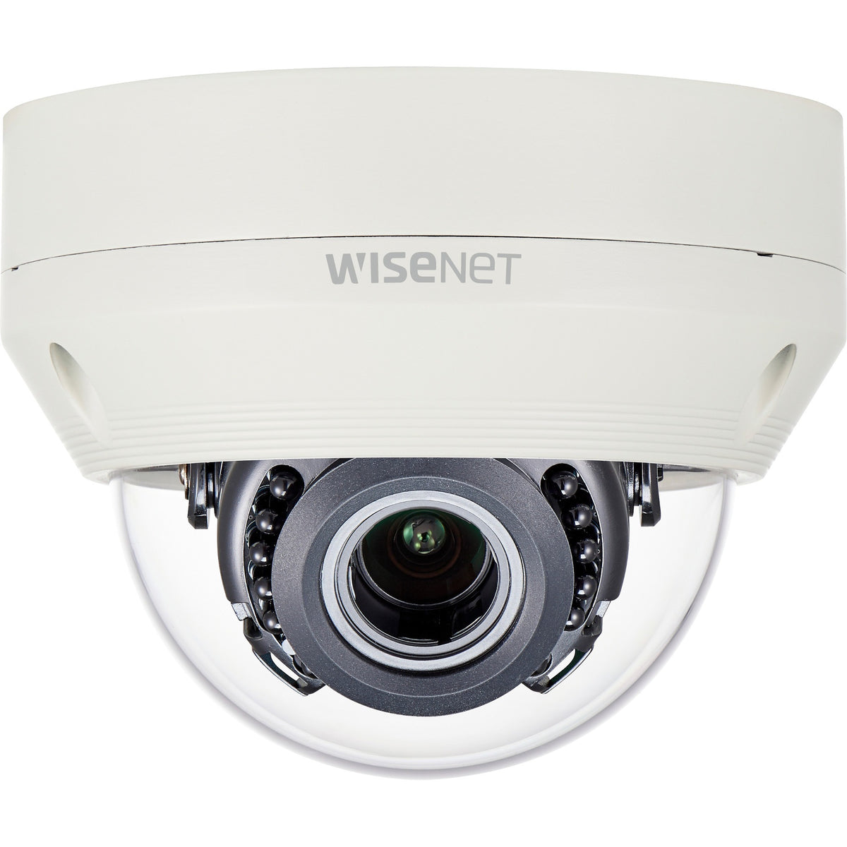 Wisenet HCV-6070R 2 Megapixel Indoor/Outdoor Full HD Surveillance Camera - Color - Dome - Ivory - HCV-6070R