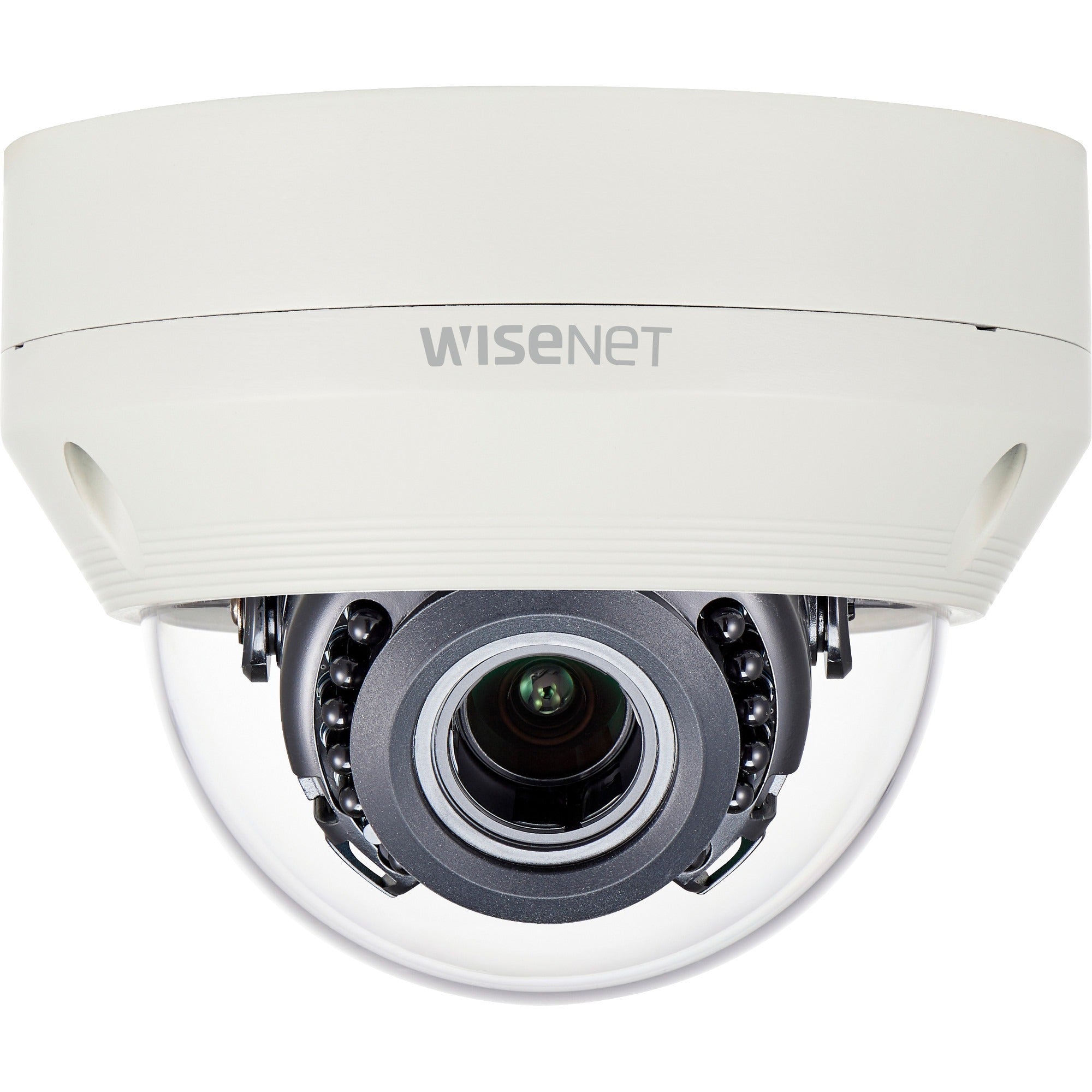 Wisenet HCV-6070R 2 Megapixel Indoor/Outdoor Full HD Surveillance Camera - Color - Dome - Ivory - HCV-6070R