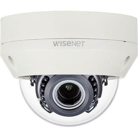 Wisenet HCV-6070R 2 Megapixel Indoor/Outdoor Full HD Surveillance Camera - Color - Dome - Ivory - HCV-6070R