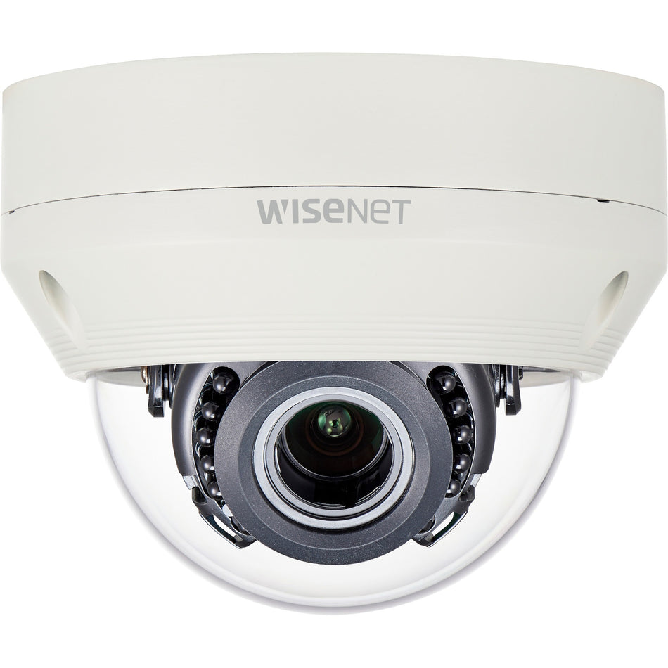 Wisenet HCV-6070R 2 Megapixel Indoor/Outdoor Full HD Surveillance Camera - Color - Dome - Ivory - HCV-6070R