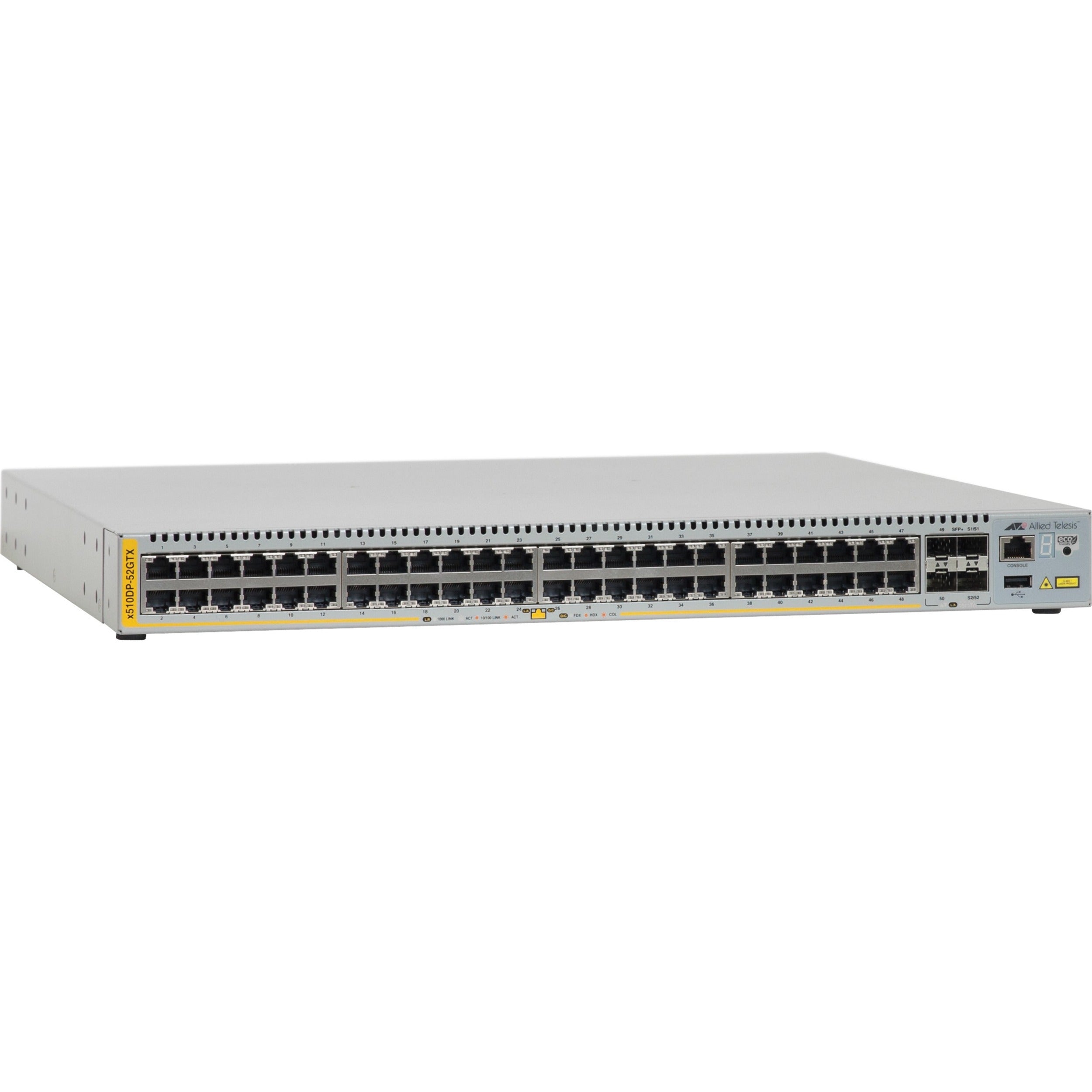 Allied Telesis AT-x510DP-52GTX Stackable Gigabit Edge Switch for Data Center Applications - AT-X510DP-52GTX