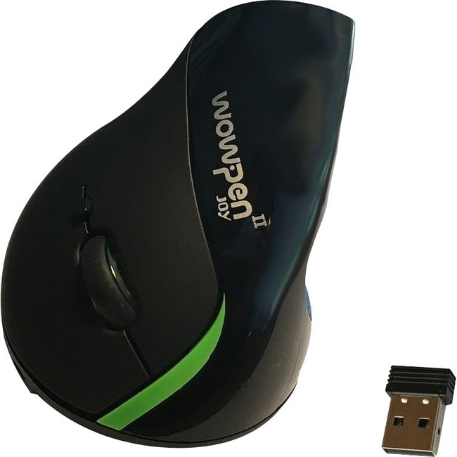 WOW PEN JOY II WIRELESS ERGONOMIC COMPUTER MOUSE BLACK - WP-012-BK-EW