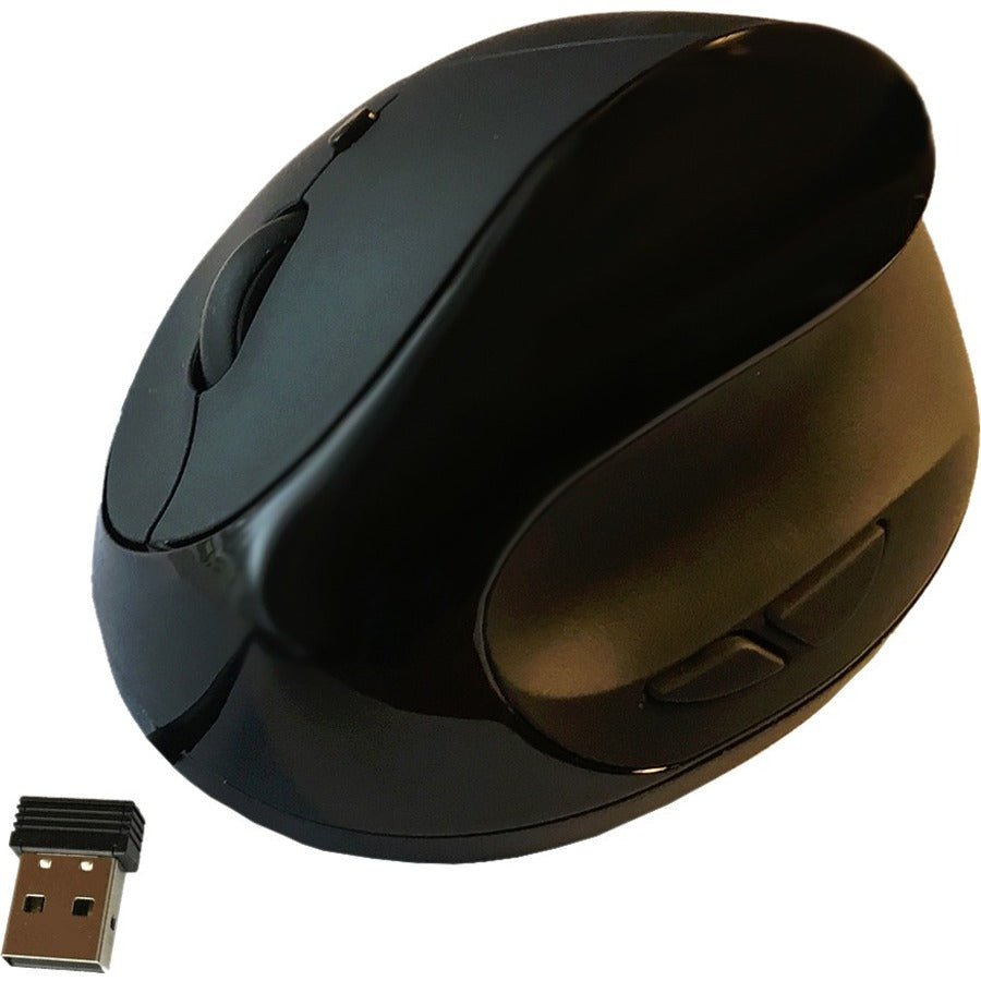 COMFI II WIRELESS ERGONOMIC COMPUTER MOUSE BLACK - EM011-BKW