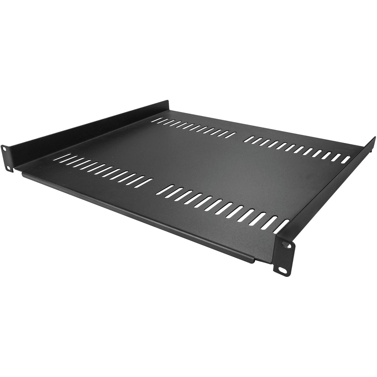 StarTech.com 1U Vented Server Rack Cabinet Shelf - Fixed 16" Deep Cantilever Rackmount Tray for 19" Data/AV/Network Enclosure w/Cage Nuts - CABSHELF116V