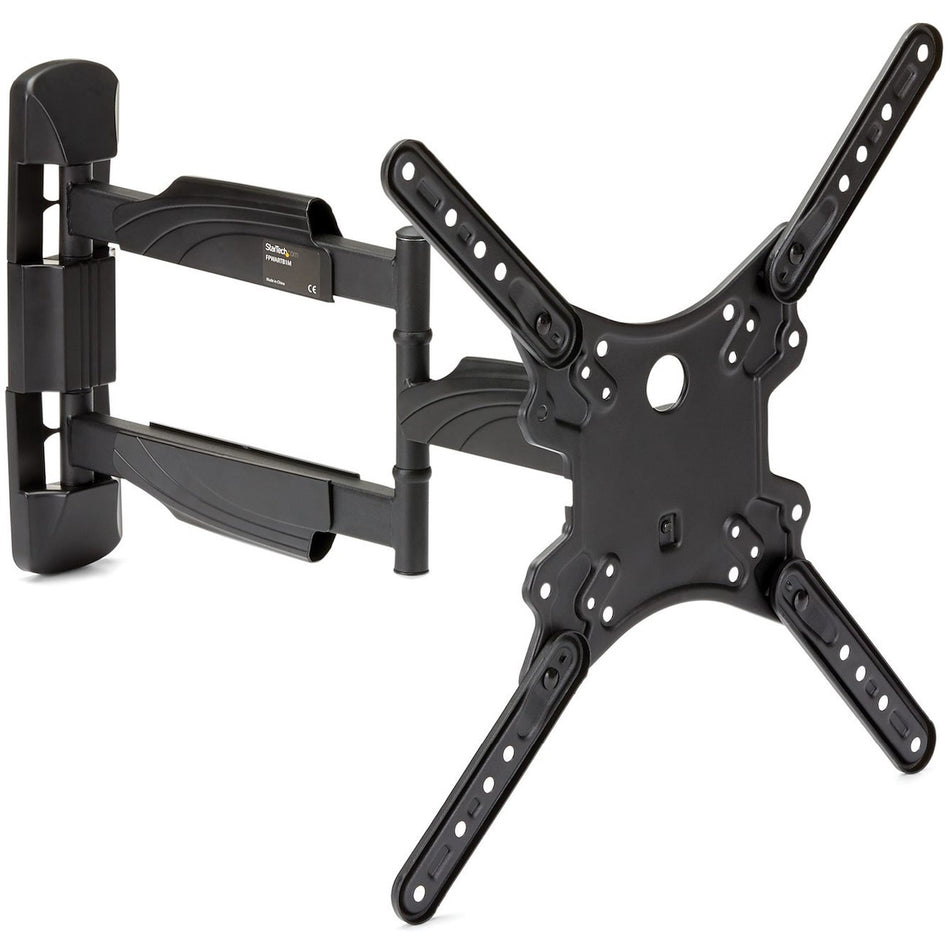 StarTech.com Full Motion TV Wall Mount for 32-55 inch VESA Display - Heavy Duty Articulating Adjustable Flat Screen TV Wall Mount Bracket - FPWARTB1M