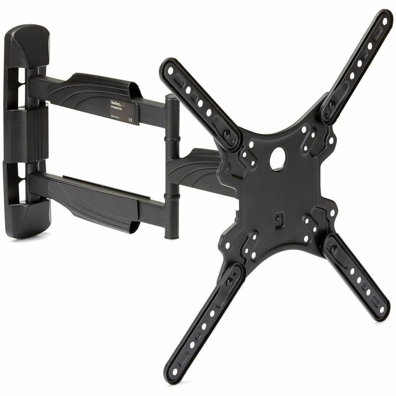 StarTech.com Full Motion TV Wall Mount for 32-55 inch VESA Display - Heavy Duty Articulating Adjustable Flat Screen TV Wall Mount Bracket - FPWARTB1M