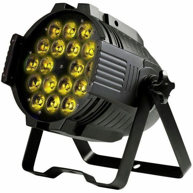 Stage Right 18x 18W HEX LED PAR RGBAW+UV DMX Stage Wash Light - 612788