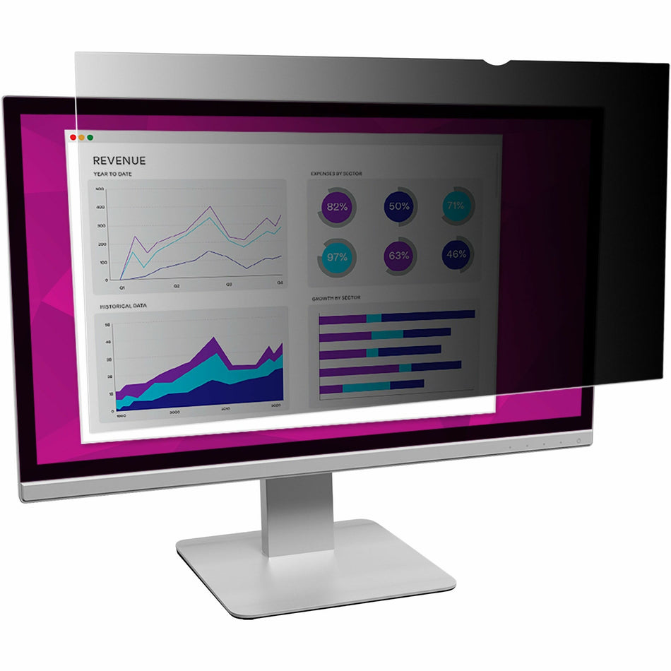 3M&trade; High Clarity Privacy Filter for 27in Monitor, 16:9, HC270W9B - HC270W9B