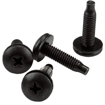 StarTech.com Server Rack Screws - 10-32 Screws - Rack Mount Screws - Network Rack Screws - 50 Pack - CABSCRWS1032