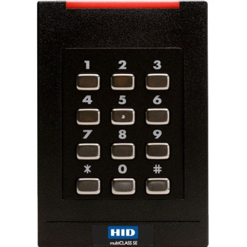 HID multiCLASS SE RPK40 Contactless Smart Card Reader - Wall Switch Keypad - 921PMNNEKMA04P