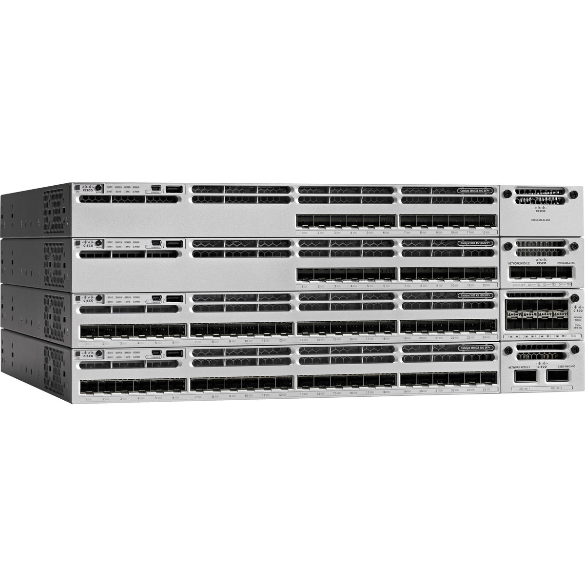 Cisco Catalyst WS-C3850-24XS Layer 3 Switch - WS-C3850-24XS-E-RF