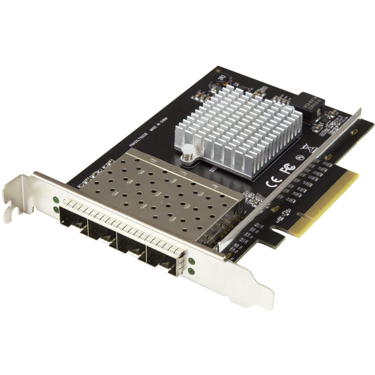 StarTech.com Quad Port 10G SFP+ Network Card - Intel XL710 Open SFP+ Converged Adapter - PCIe 10 Gigabit Fiber Optic Server NIC - 10GbE - PEX10GSFP4I