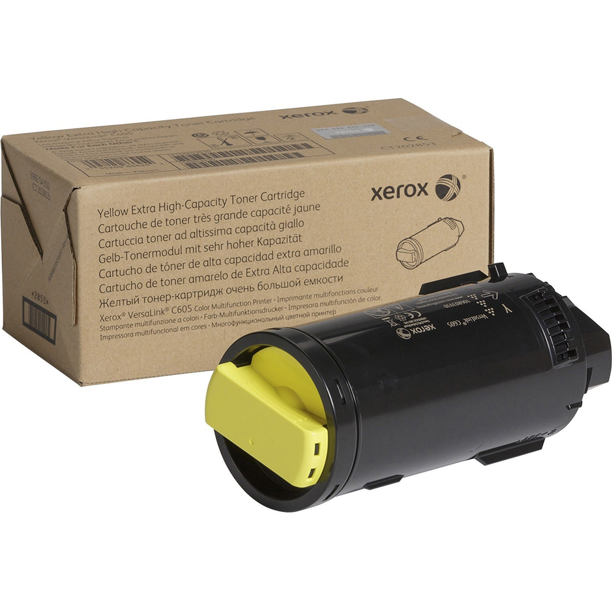 Xerox Original Extra High Yield LED Toner Cartridge - Yellow Pack - 106R04012