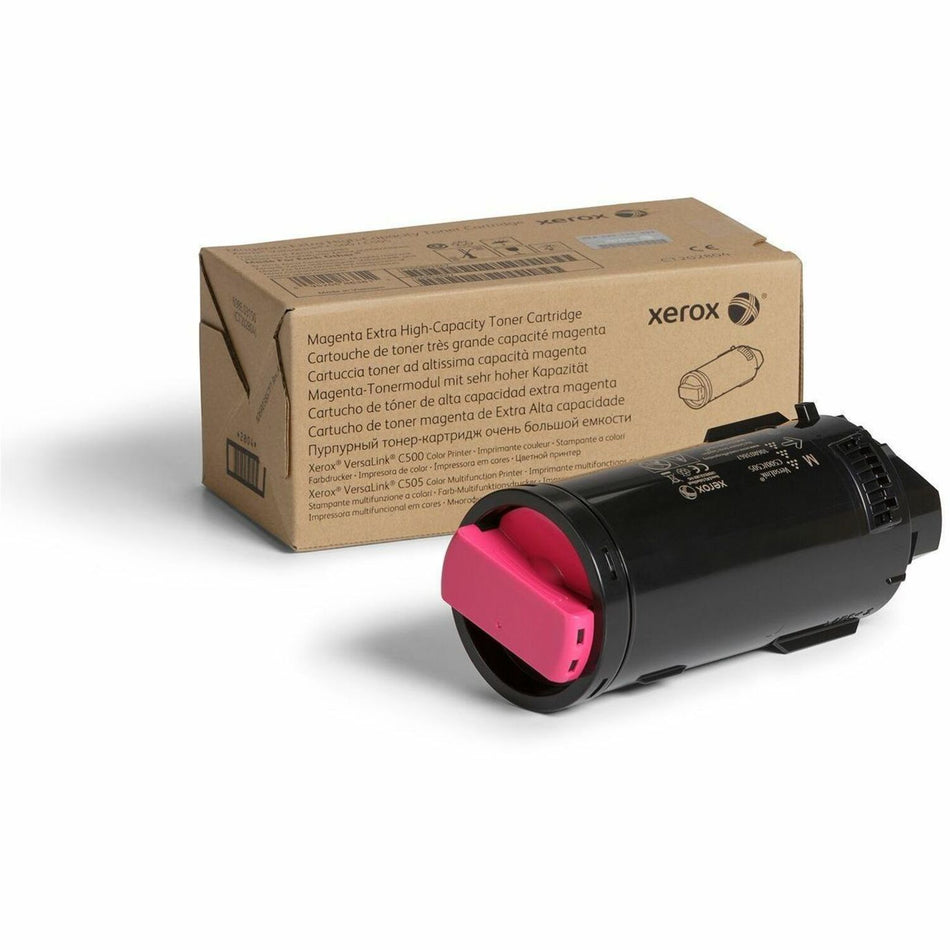 Xerox Genuine Xerox&reg; VersaLink&reg; C505 Color Multifunction Printer Magenta High capacity Toner Cartridge (9000 Pages) - 106R04015 - 106R04015