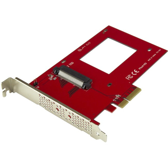 StarTech.com U.2 to PCIe Adapter for 2.5" U.2 NVMe SSD - SFF-8639 PCIe Adapter - x4 PCI Express 4.0 - NVMe PCIe Adapter - U.2 PCIe Card - PEX4SFF8639