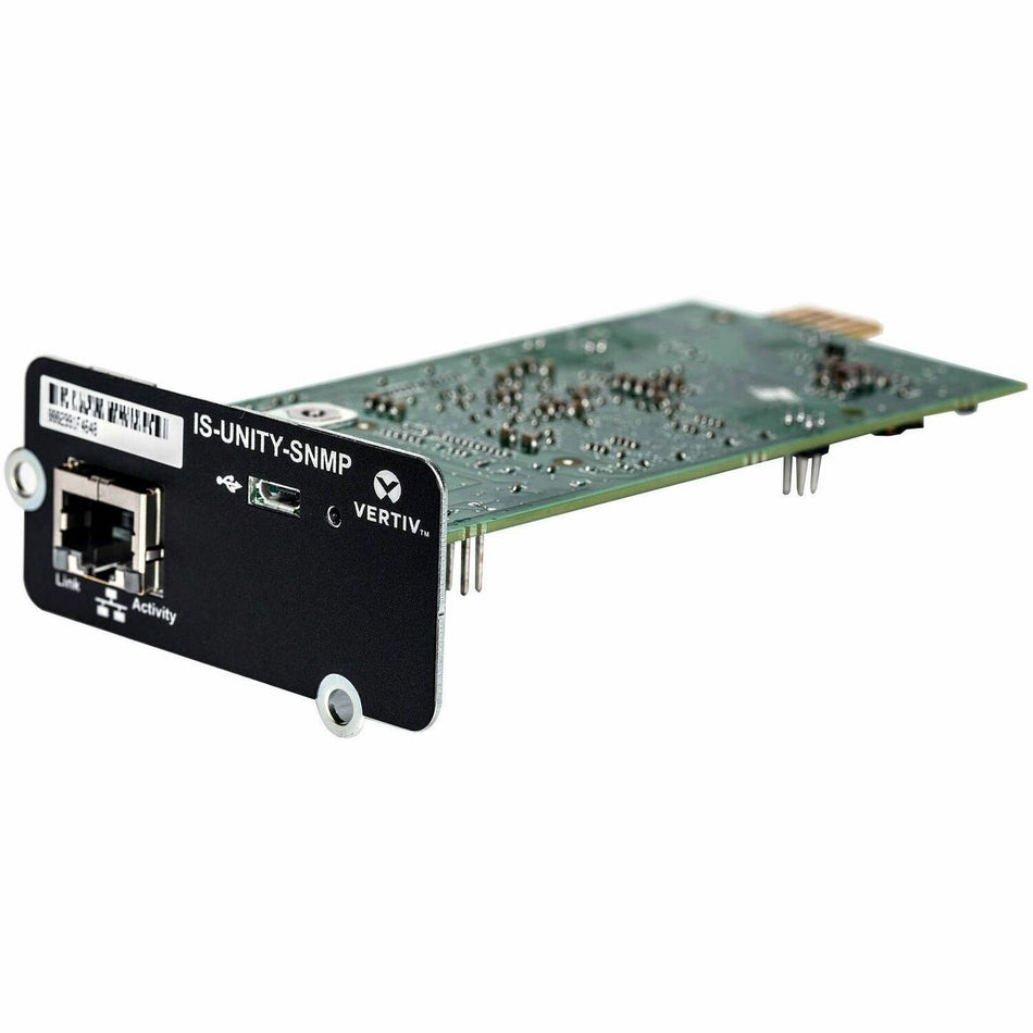 Vertiv Liebert IntelliSlot Unity - SNMP - Network Card | Remote Monitoring - IS-UNITY-SNMP