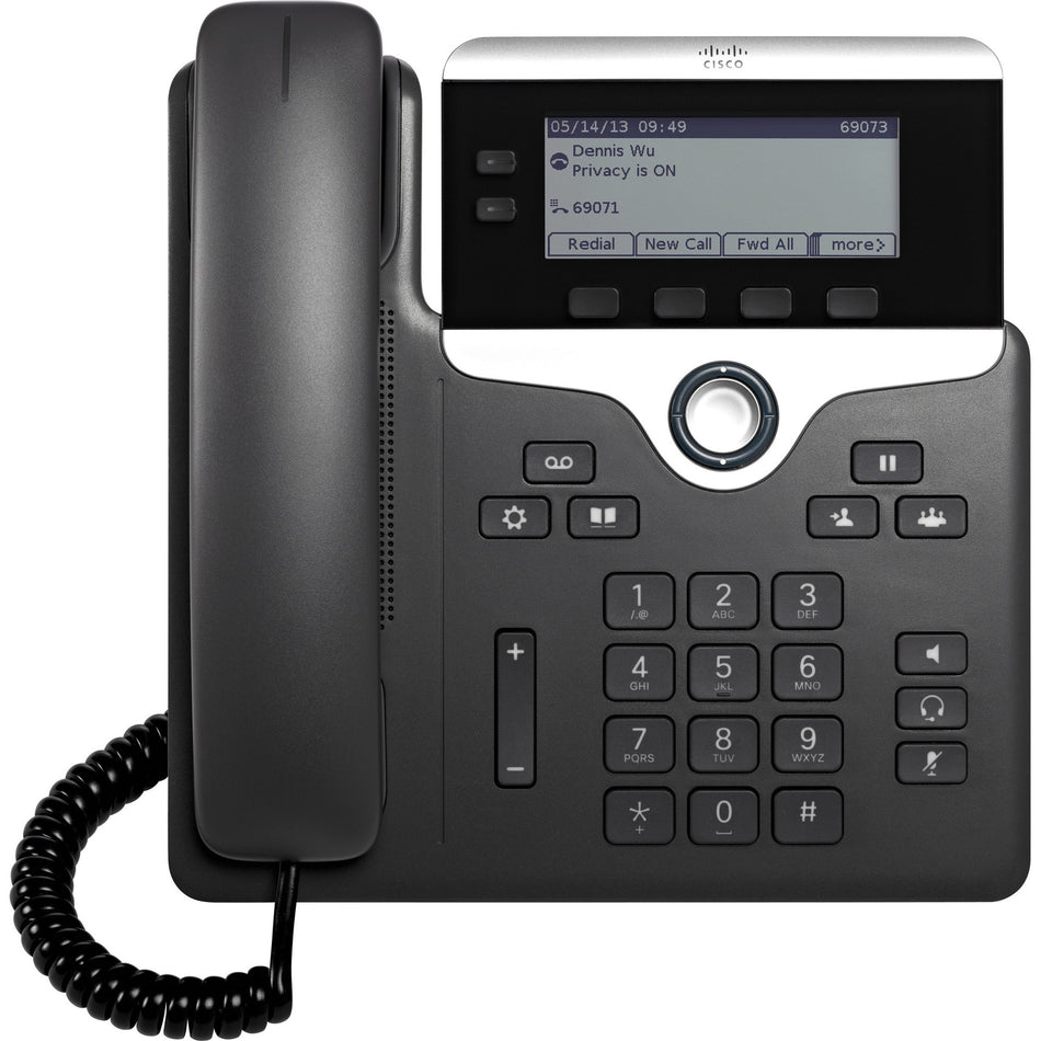 Cisco 7821 IP Phone - Wall Mountable - CP-7821-3PW-NA-K9=