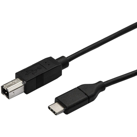 StarTech.com 0.5m USB C to USB B Printer Cable - M/M - USB 2.0 - USB C to USB B Cable - USB C Printer Cable - USB Type C to Type B Cable - USB2CB50CM