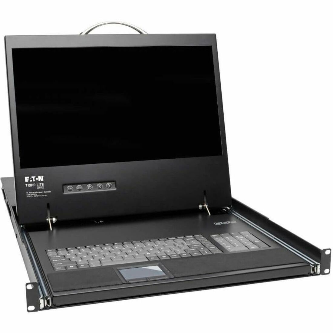 Tripp Lite by Eaton NetCommander 16-Port Cat5 KVM over IP Switch - 19 in. LCD 2 Remote + 1 Local User 1U Rack-Mount - B070-016-19-IP2