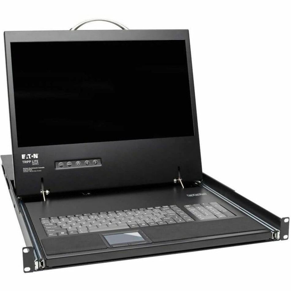 Tripp Lite by Eaton NetCommander 16-Port Cat5 KVM over IP Switch - 19 in. LCD 2 Remote + 1 Local User 1U Rack-Mount - B070-016-19-IP2