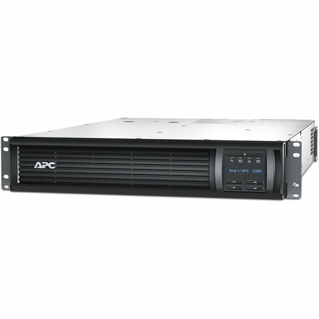 APC Smart-UPS, Line Interactive, 2200VA, Rackmount 2U, 120V, 6x NEMA 5-15R+2x NEMA 5-20R outlets, Network Card, AVR, LCD - SMT2200RM2UNC