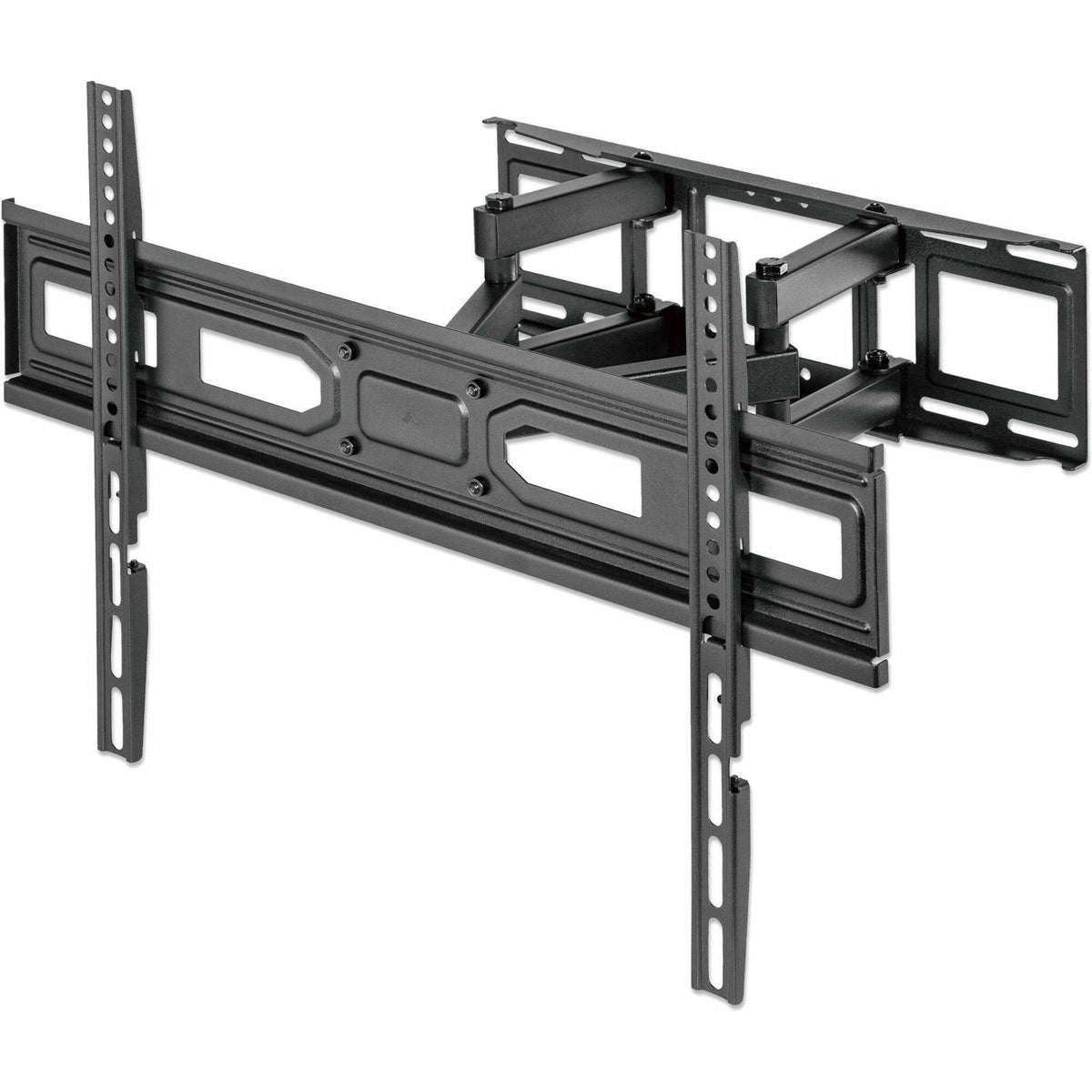 Manhattan TV & Monitor Mount, Wall, Full Motion, 1 screen, Screen Sizes: 37-65" , Black, VESA 100x100 to 600x400mm, Max 40kg, LFD, Tilt & Swivel with 3 Pivots, Lifetime Warranty - 461351