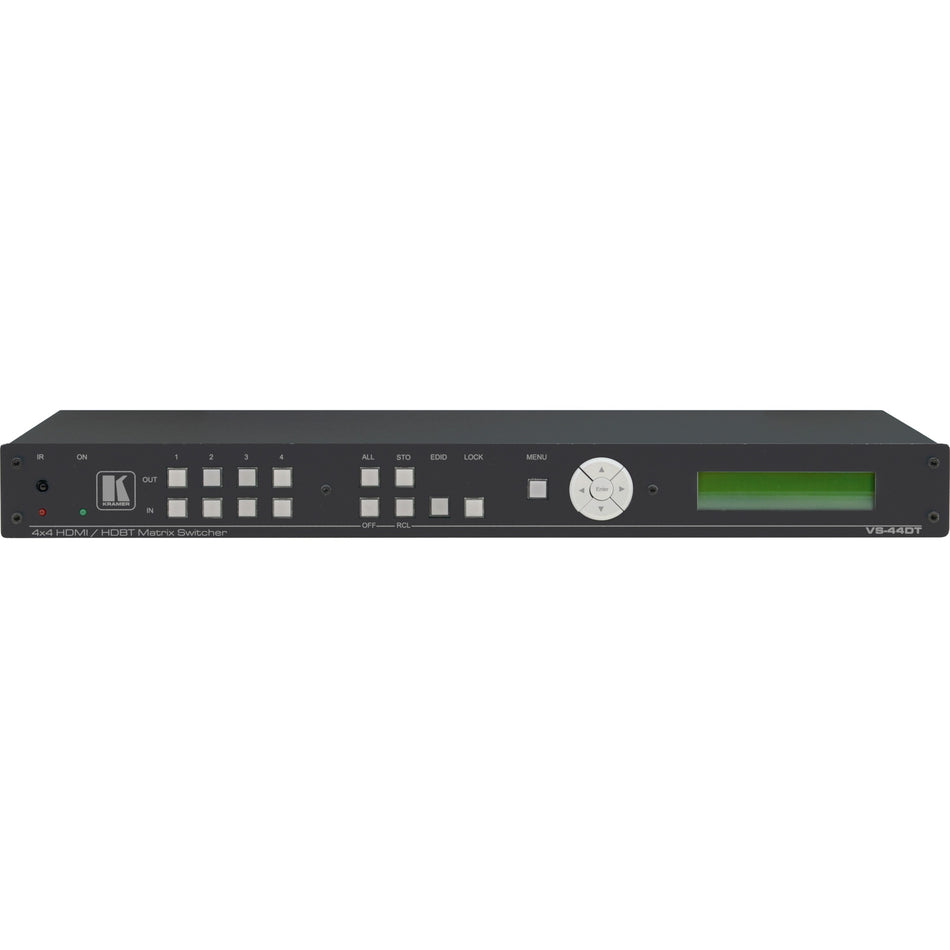 Kramer VS-44DT 4x4 4K60 4:2:0 HDMI/HDBaseT Extended-Reach PoE Matrix Switcher - 20-00044010