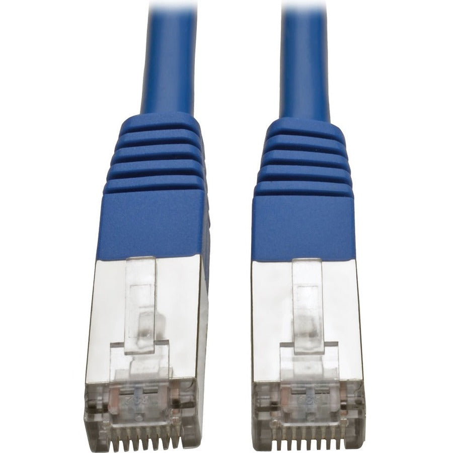 Eaton Tripp Lite Series Cat5e 350 MHz Molded Shielded (STP) Ethernet Cable (RJ45 M/M), PoE - Blue, 3 ft. (0.91 m) - N105-003-BL